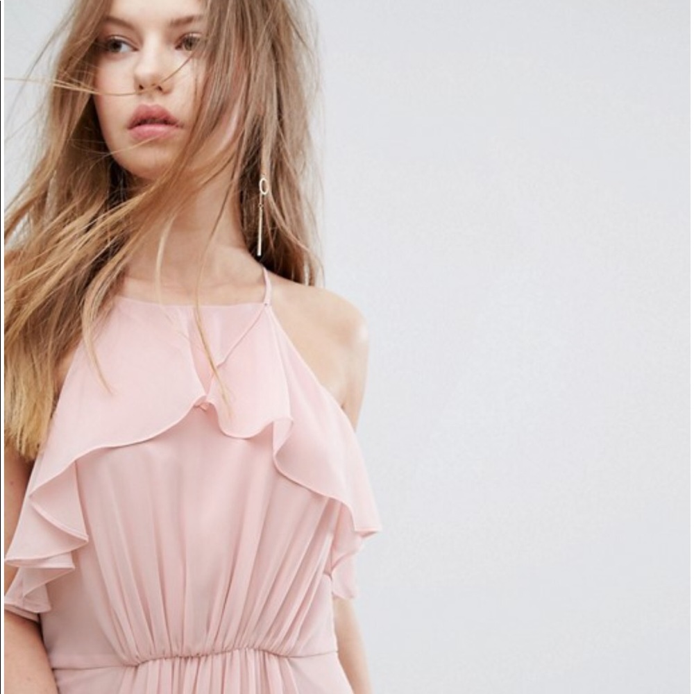 NWT BCBGENERATION Ruffle Maxi Dress - Picture 4 of 8